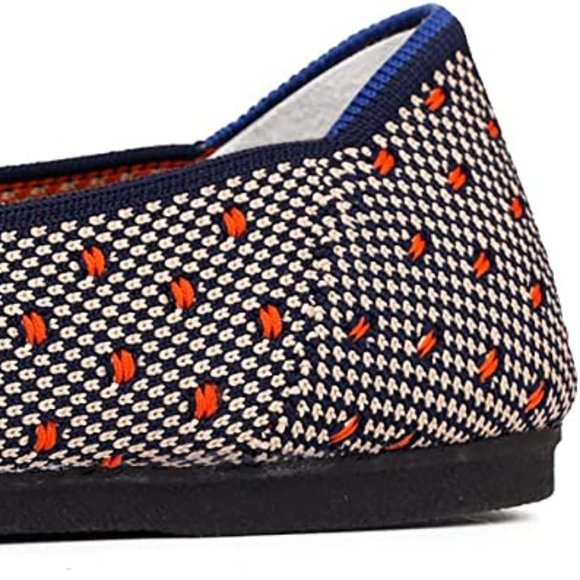 EVGLOW Round Toe Knit Texture Ballet Flats NEW!! - Picture 11 of 12